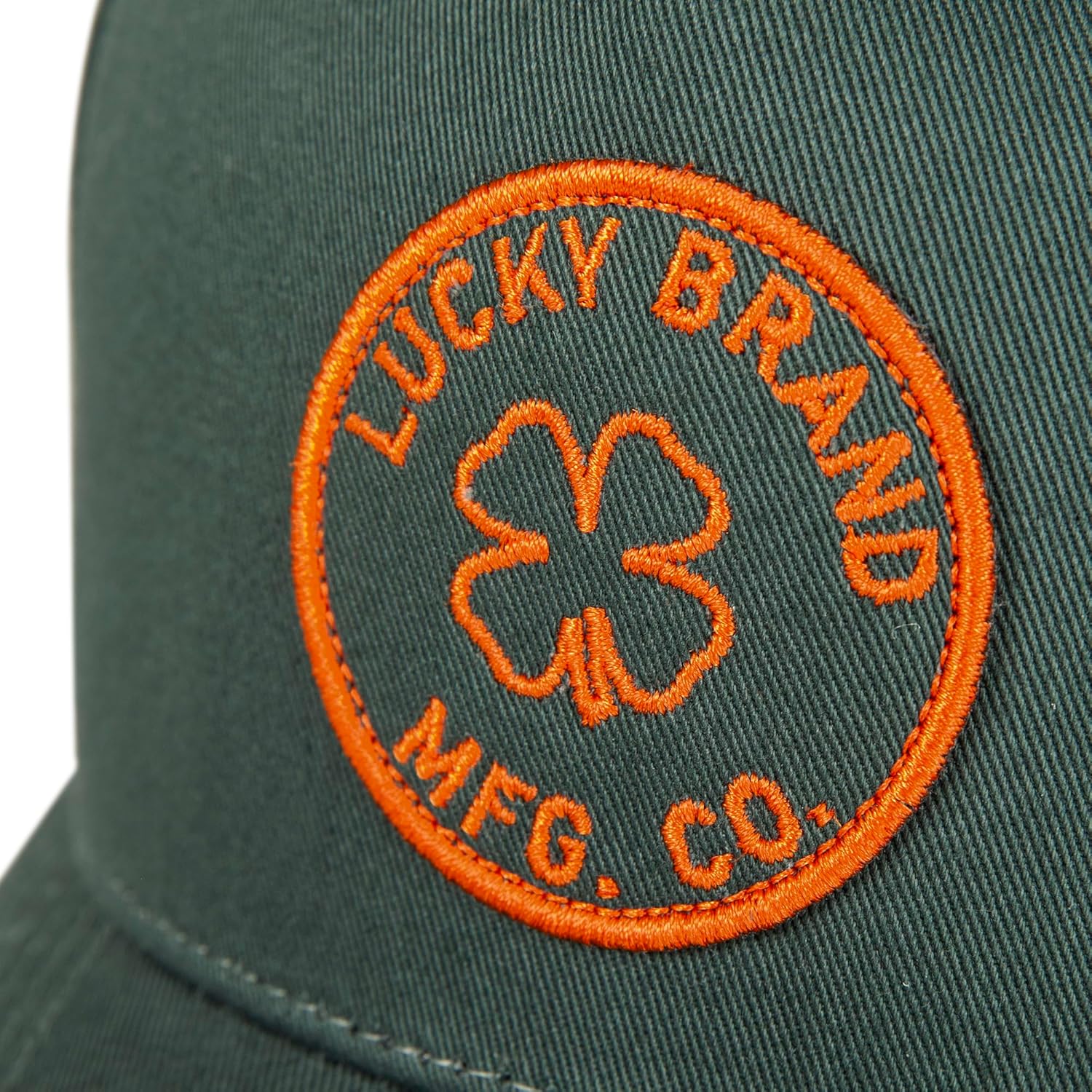 Lucky Brand Snapback Hat | Adjustable | Baseball Cap | Retro | American Heritage | 5 Panel Design | Cotton Canvas