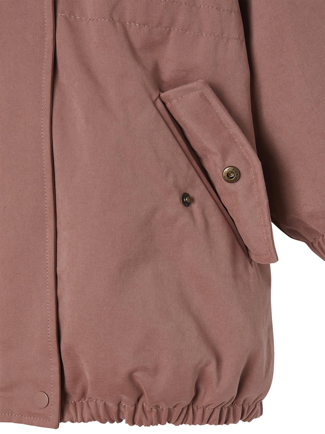 Vertbaudet Mädchen Winterjacke mit Kapuze, Wattierung Recycling-Polyester