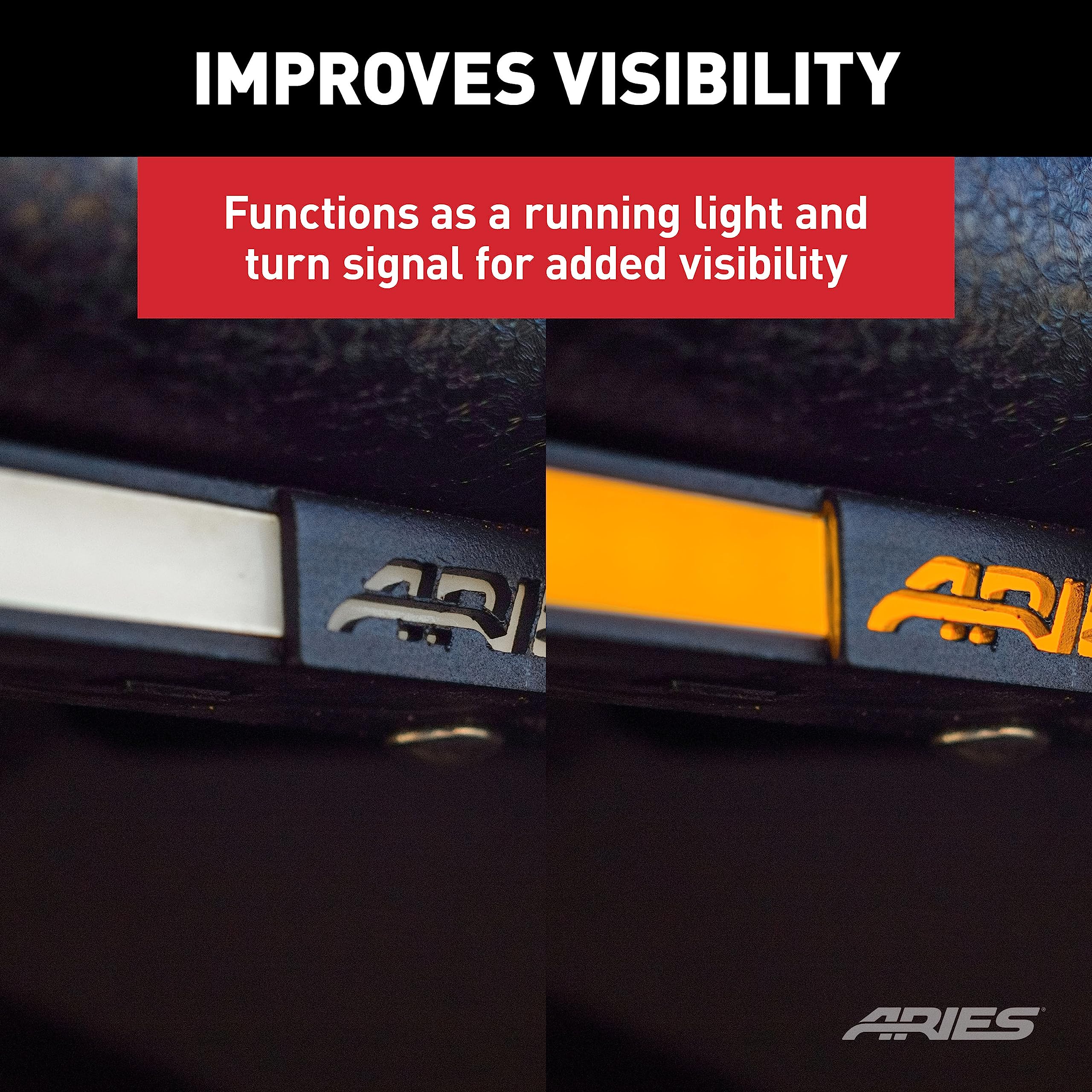 ARIES Windschutzscheiben-Lichthalterungen Für Jeep Wrangler JK - Für Offroad-Lampen & LED-Scheinwerfer