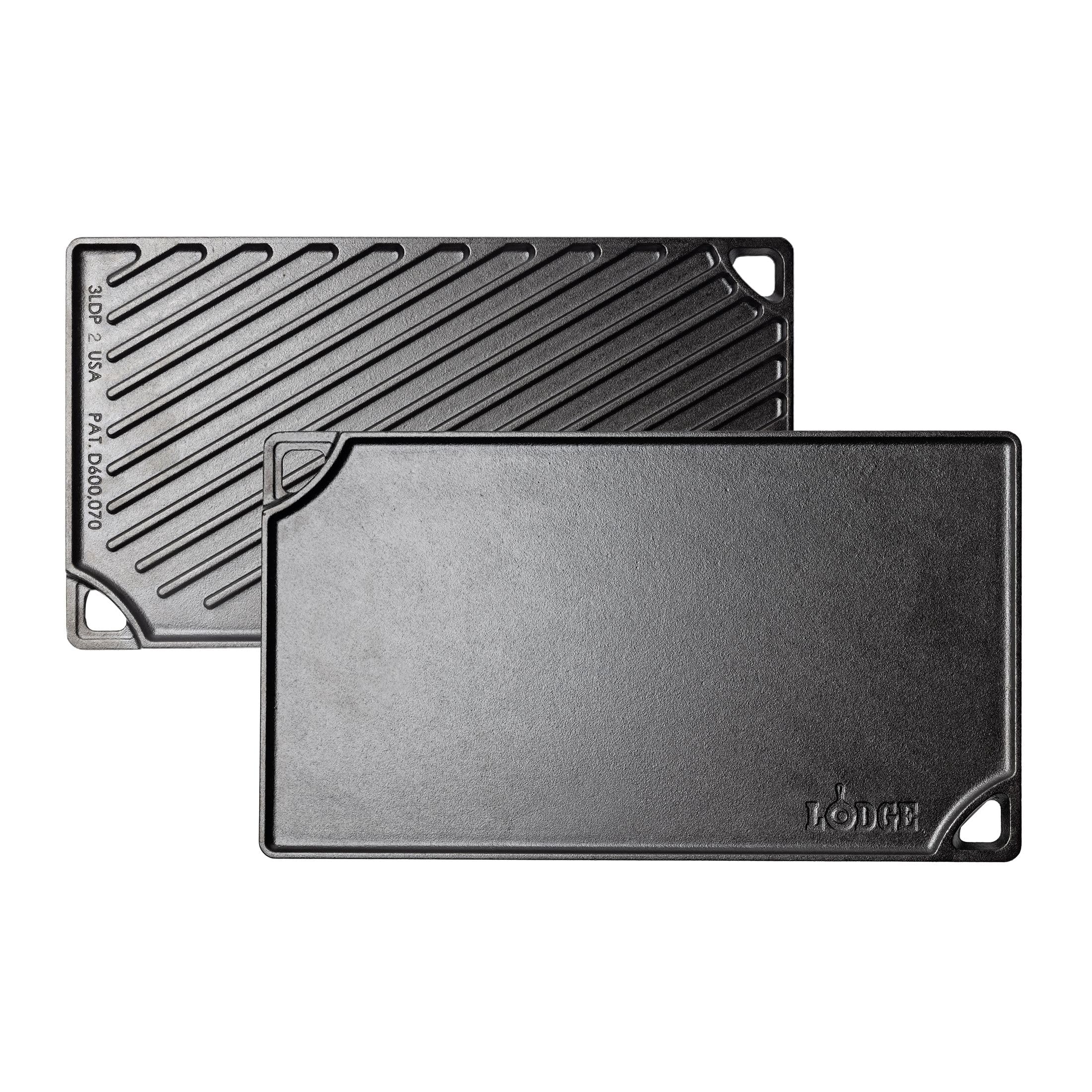 Lodge Reversible Grill and Griddle Combo. Double-Sided Cast Iron