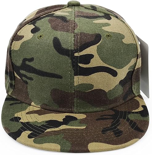 Miniatura 4 de UltraKey Gorra de visera plana gorra de béisbol de camuflaje militar del ejército camuflaje hip hop plano plano y Snapback