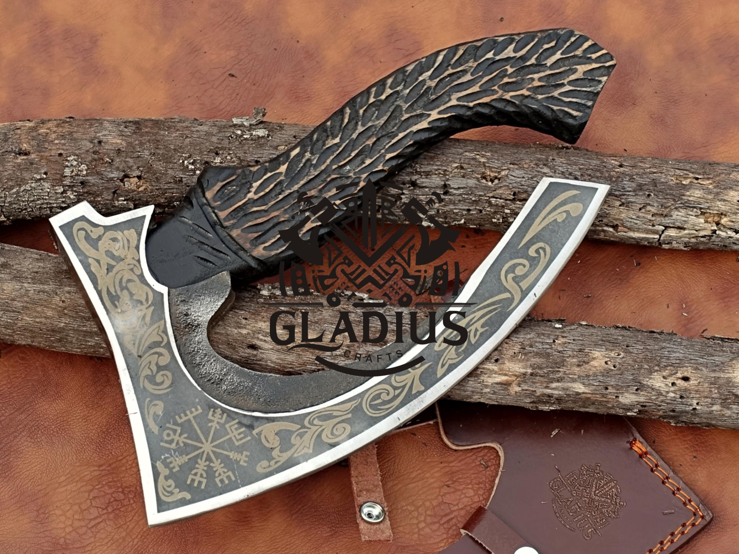 GLADIUS CRAFTS | Handcrafted Pizza Axe | Viking Pizza Axe | Authentic Handmade Pizza Hatchet – Ideal Choice for Culinary Enthusiasts