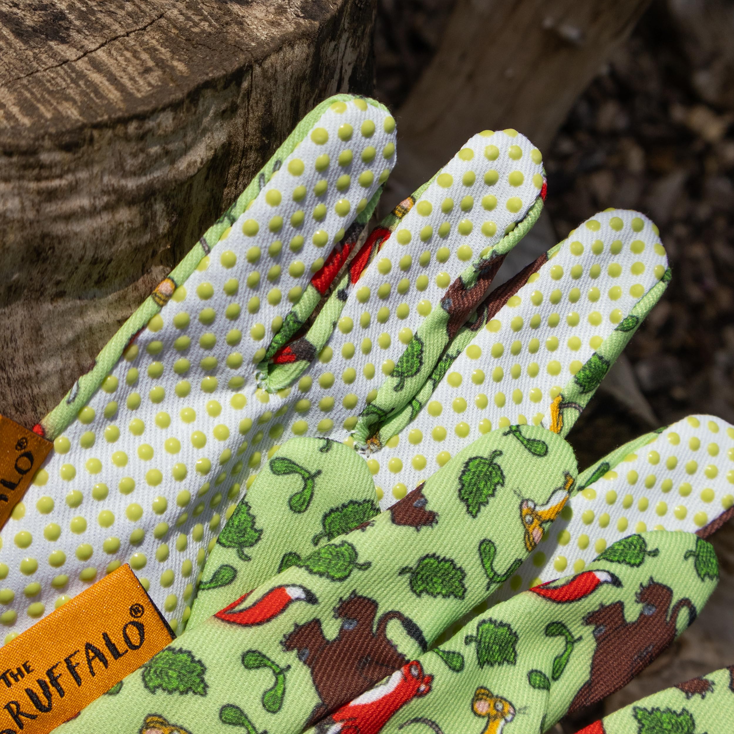 The Gruffalo Kids Gardening Gloves, Multicoloured - Image 3