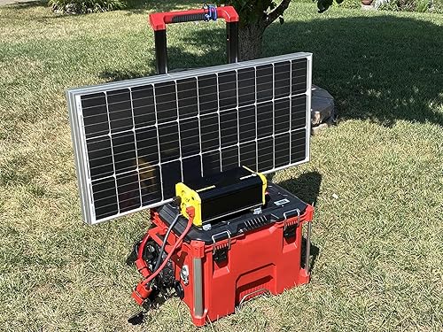 Miniatura 6 de KRIËGER 12 V inversor de corriente dual 110 V CA, juego de instalación incluido, fuente de alimentación de respaldo automotriz para licuadoras,