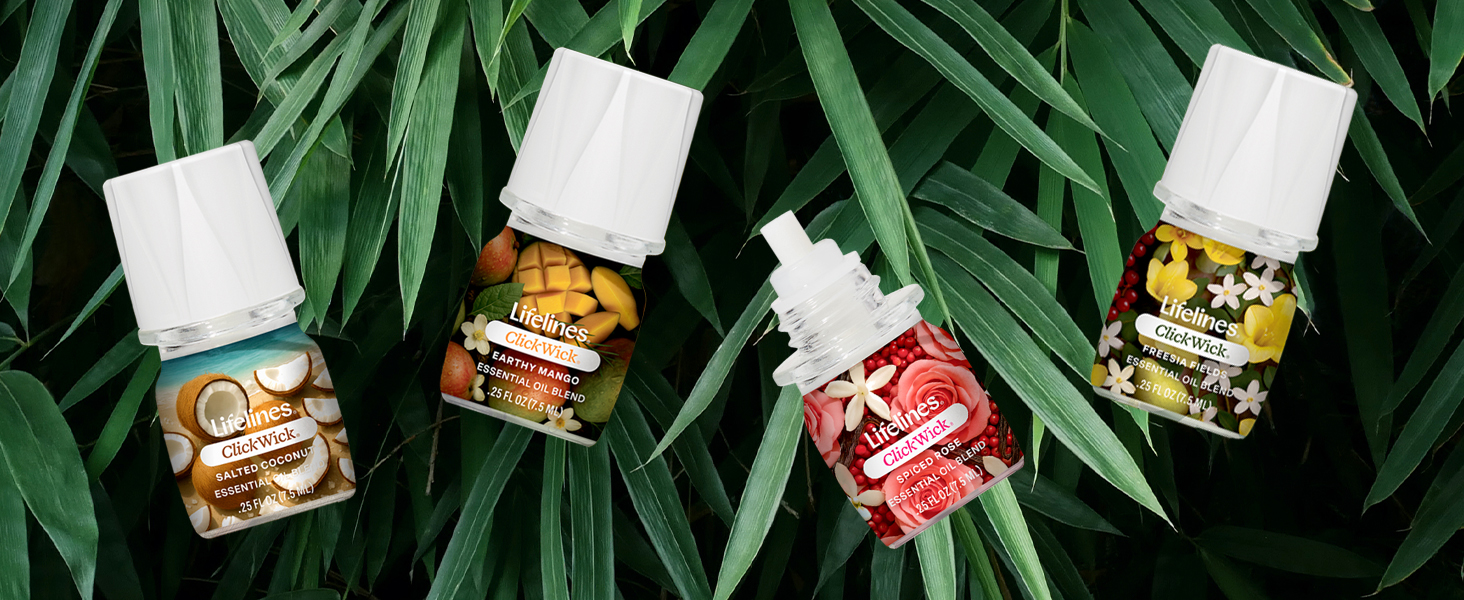 Amazon.com: ClickWick Essential Oil Blends for Lifelines Diffusers