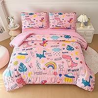 Vista 22 de MWMWMW Juego de edredón de mariposas para niñas, juego de ropa de cama estampado de mariposas rosa y morado, juego de ropa de cama de mariposas de 5