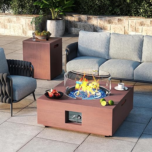 28'' Propane Fire Pit Table for Outdoor Use