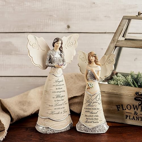 Vista 243 de Pavilion Gift Company Elements Daughter - Figura de ángel guardián, 6 pulgadas, color rojo