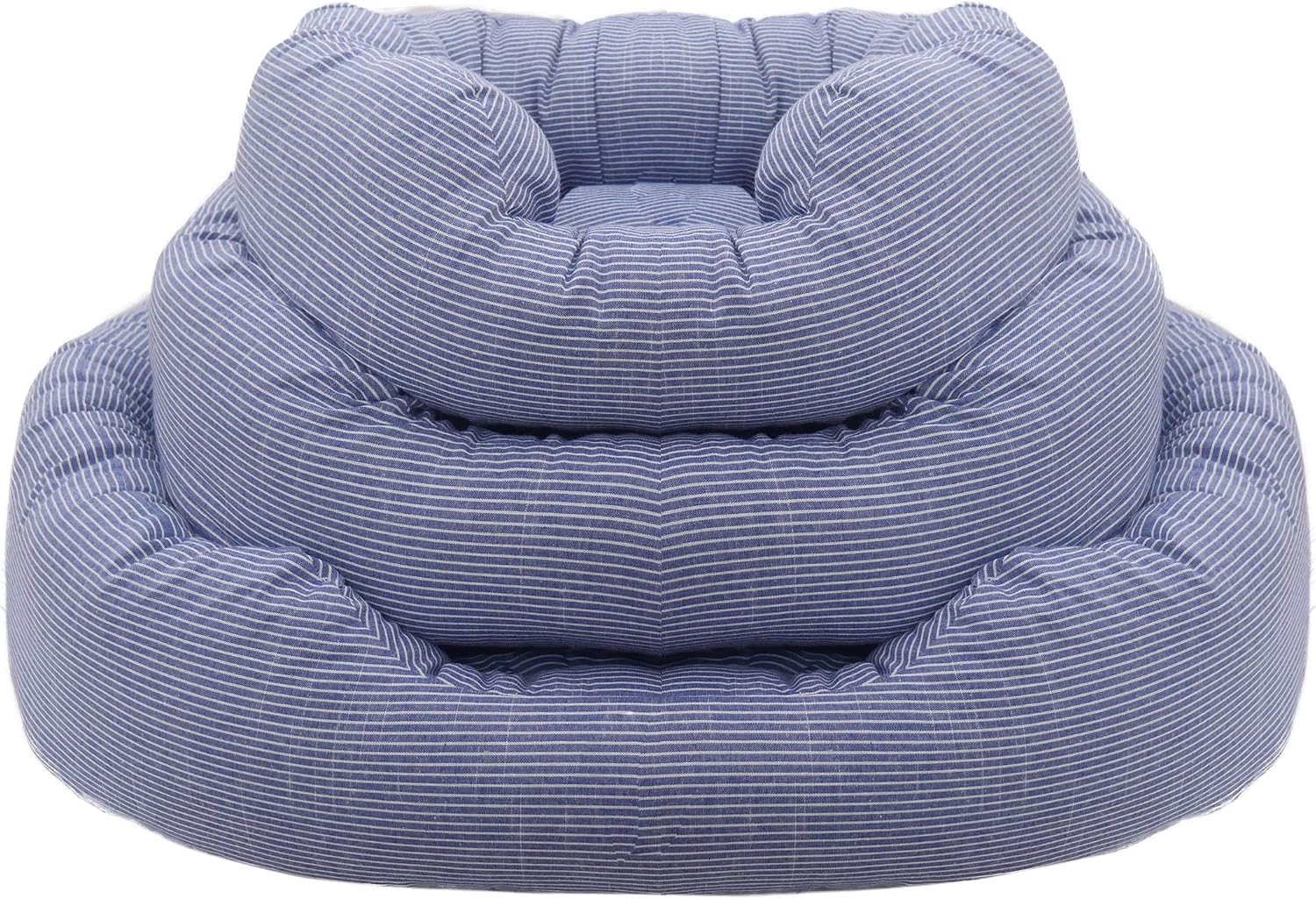 Rosewood Blue Sky Stripe Dog Bed, Small, 50x42cm, Sky Blue, 44 x 54 x 18 cm (L x W x H) - Image 3