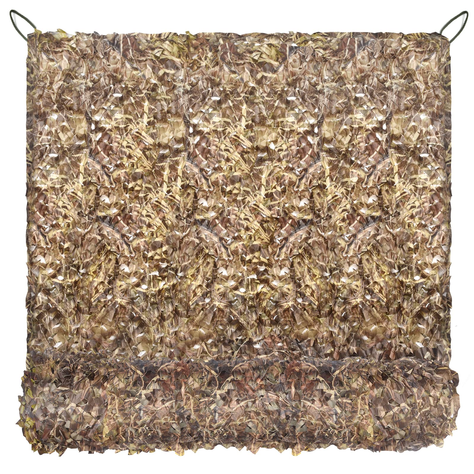 FLYEGOCamo Hunting Blind Netting,Military Camouflage Tarp Rope Nets,Army Sunshade Fence Net 6.5ftx10ft gray