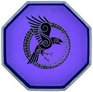 Luck Lab 11.5 Inch Dice Tray – Purple - Big Octagonal Dice Tray with Luxurious Rolling Area for RPG Table Top Gaming Like ...