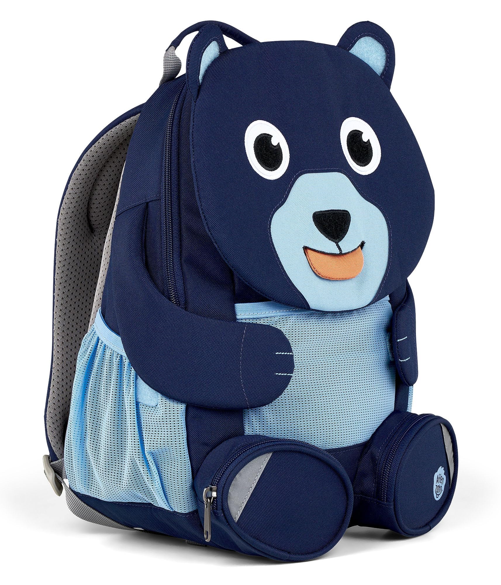Affenzahn Bear Backpack for Kids, 3-5 Yrs Old - Water-Repellent Toddler Backpack for Daycare &amp; Preschool - Cute Bookbag for Girls &amp; Boys with Functional Pull-Out Tongue - Does Not Fit an A4 Folder