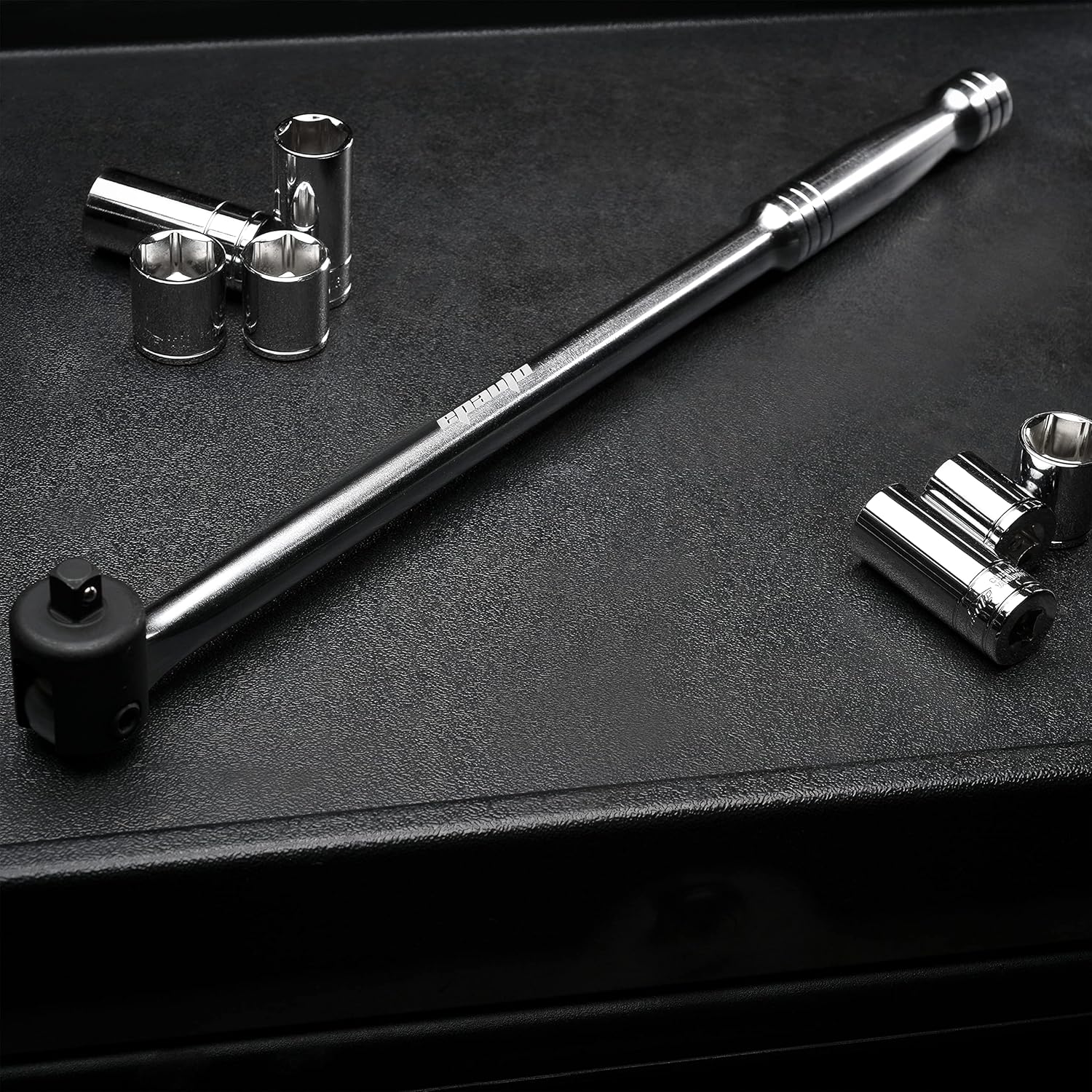 EPAuto 3/8 Inch Drive by 17.5" Length Breaker Bar, CR-V Steel