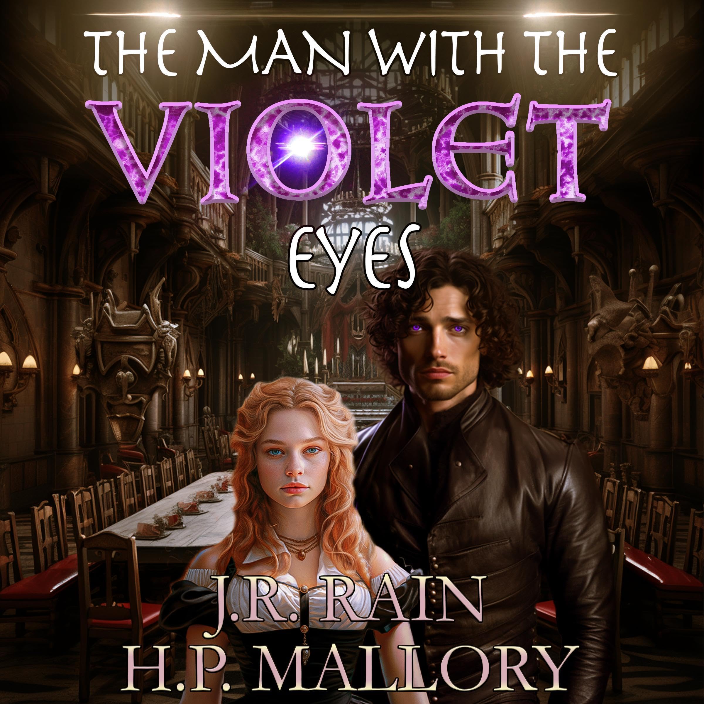 Cover art for The Man with the Violet Eyes