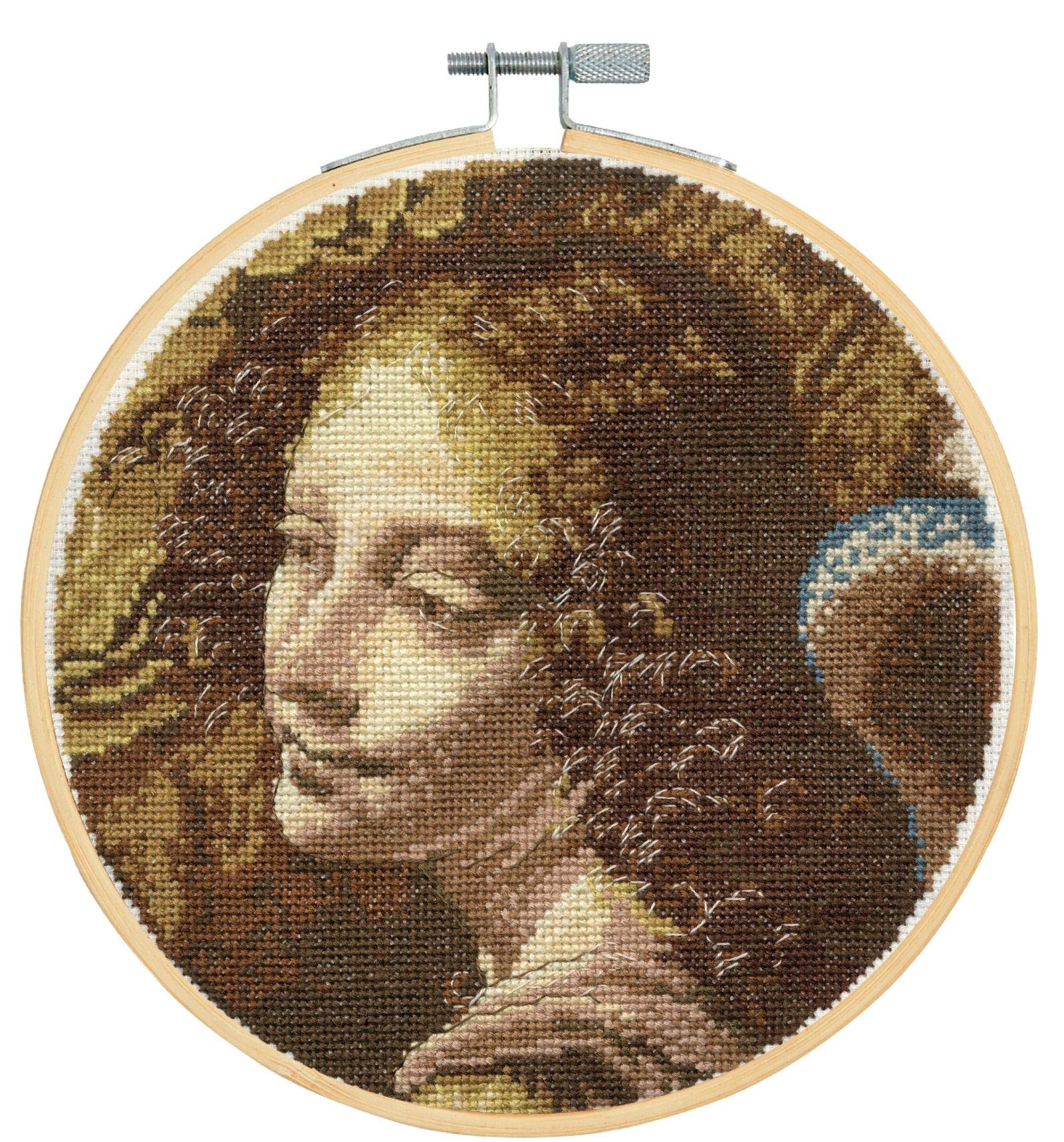 DMC National Gallery Cross Stitch Kits, Includes Embroidery Thread No.25, Aida Fabric 16 Count, Needle, Hoop and Instructions - Image 2