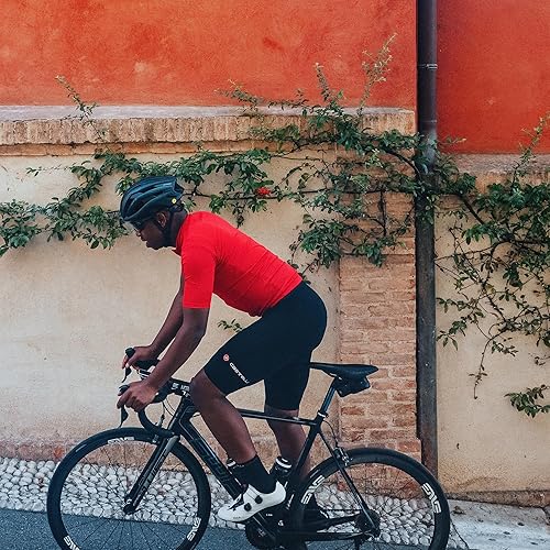 Miniatura 6 de CASTELLI Camiseta Classifica para hombre, con cremallera y manga de un cuarto de longitud para ciclismo de grava y ciclismo de carretera