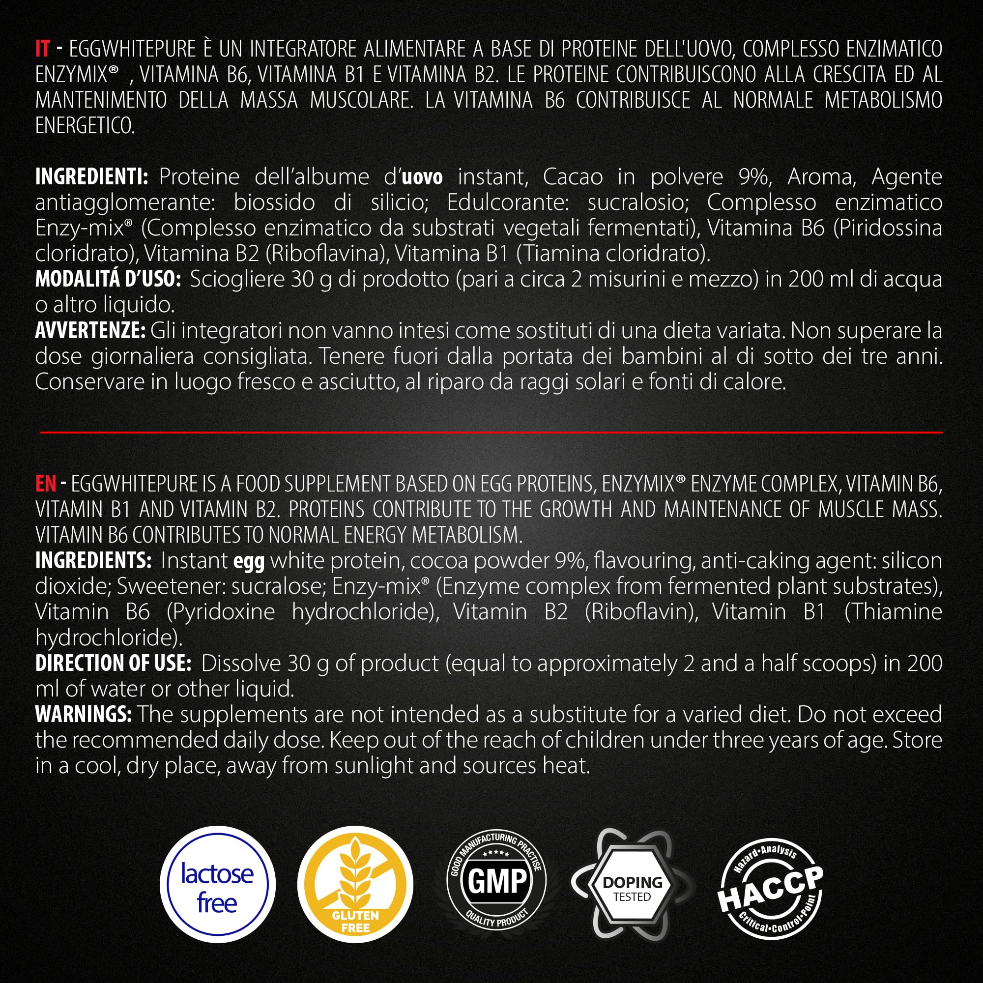 Tsunami Nutrition Egg White Pure Professional, Proteine dell'Albume d'Uovo, Cacao/Crème Caramel, 800g, 27 Porzioni, Senza Glutine, Senza Lattosio, Per Sviluppo Massa Muscolare (800g, Creme caramel)