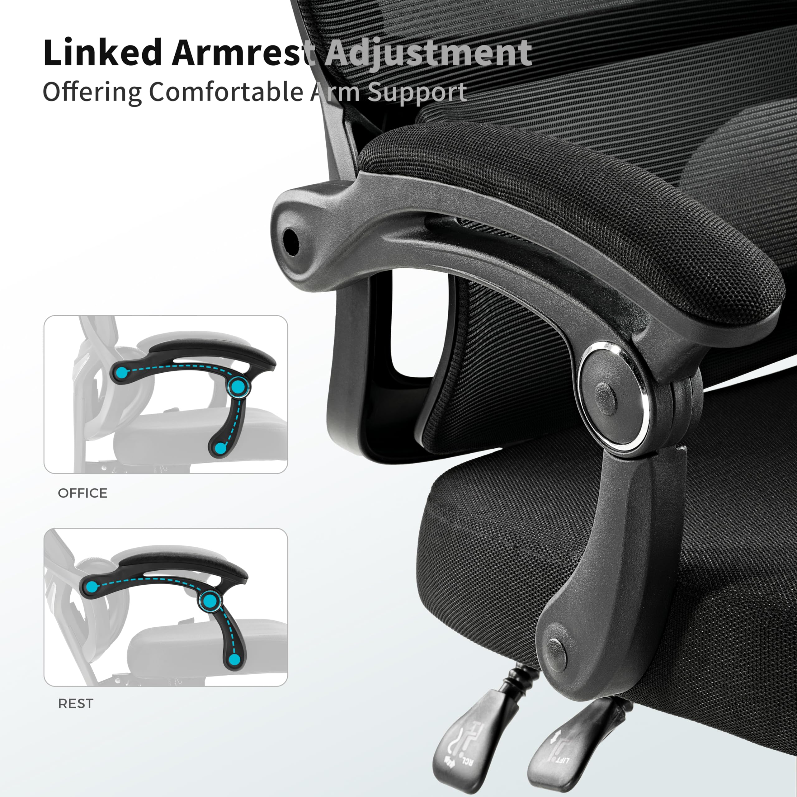 Eureka Ergonomic Chair EUREKA ERGONOMIC Mesh Gaming Chair Big And