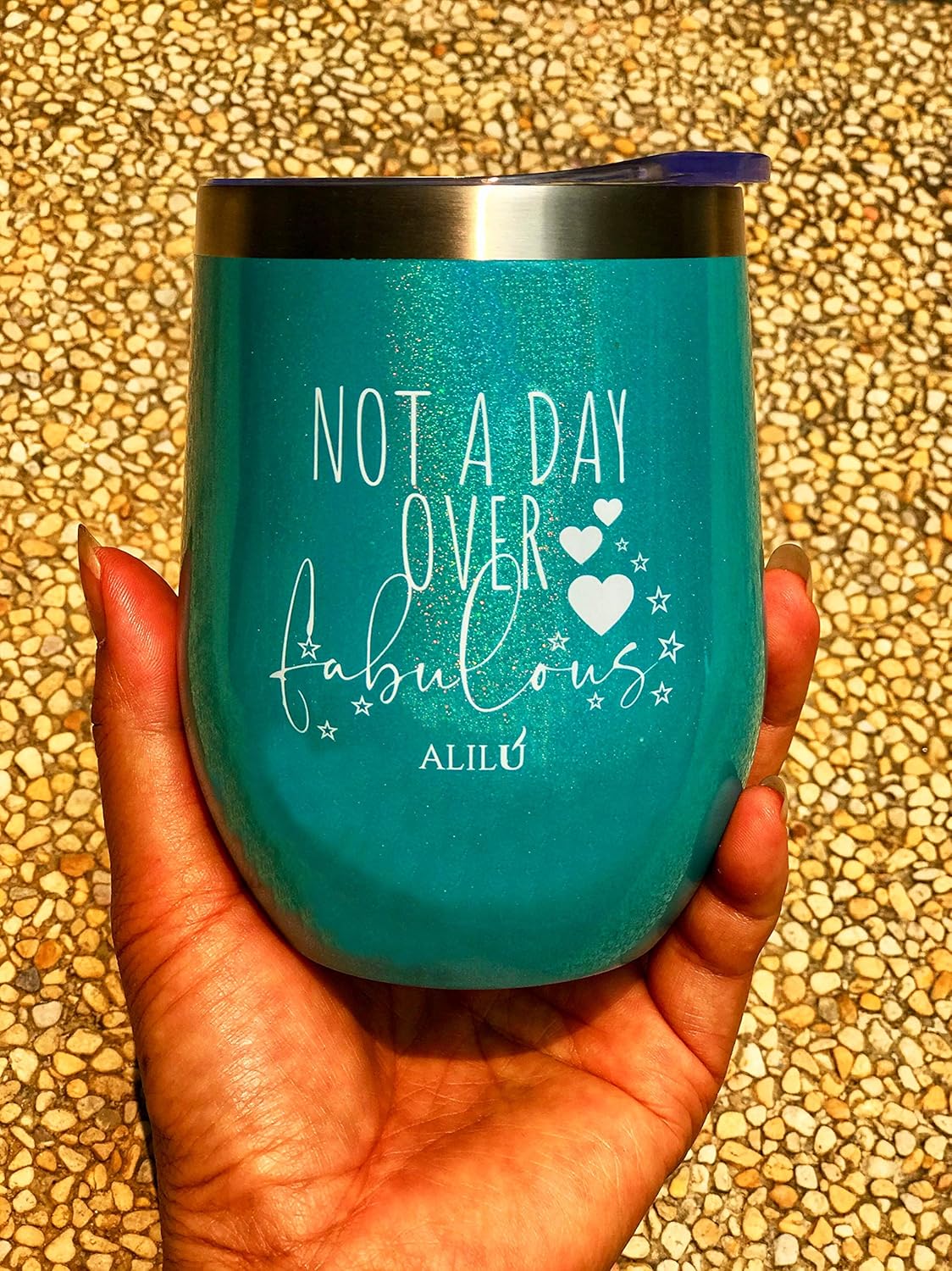 Uр Tо 50% оƒƒ Not a Day Over Fabulous - Birthday Gifts for Women & Wine Lovers - Funny Gifts - Double Insulated Stemless Stainless Steel Wine Tumbler With Sayings - Wine Glass with Splash Proof 12oz Mint Color 70% оƒƒ Evеrуthіng Not a Day Over Fabulous - Birthday Gifts for Women & Wine Lovers - Funny Gifts - Double Insulated Stemless Stainless Steel Wine Tumbler With Sayings - Wine Glass with Splash Proof 12oz Mint Color