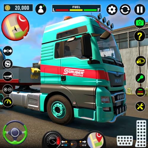 Snow Truck Driving Cargo Transport Offroad Simulator Game