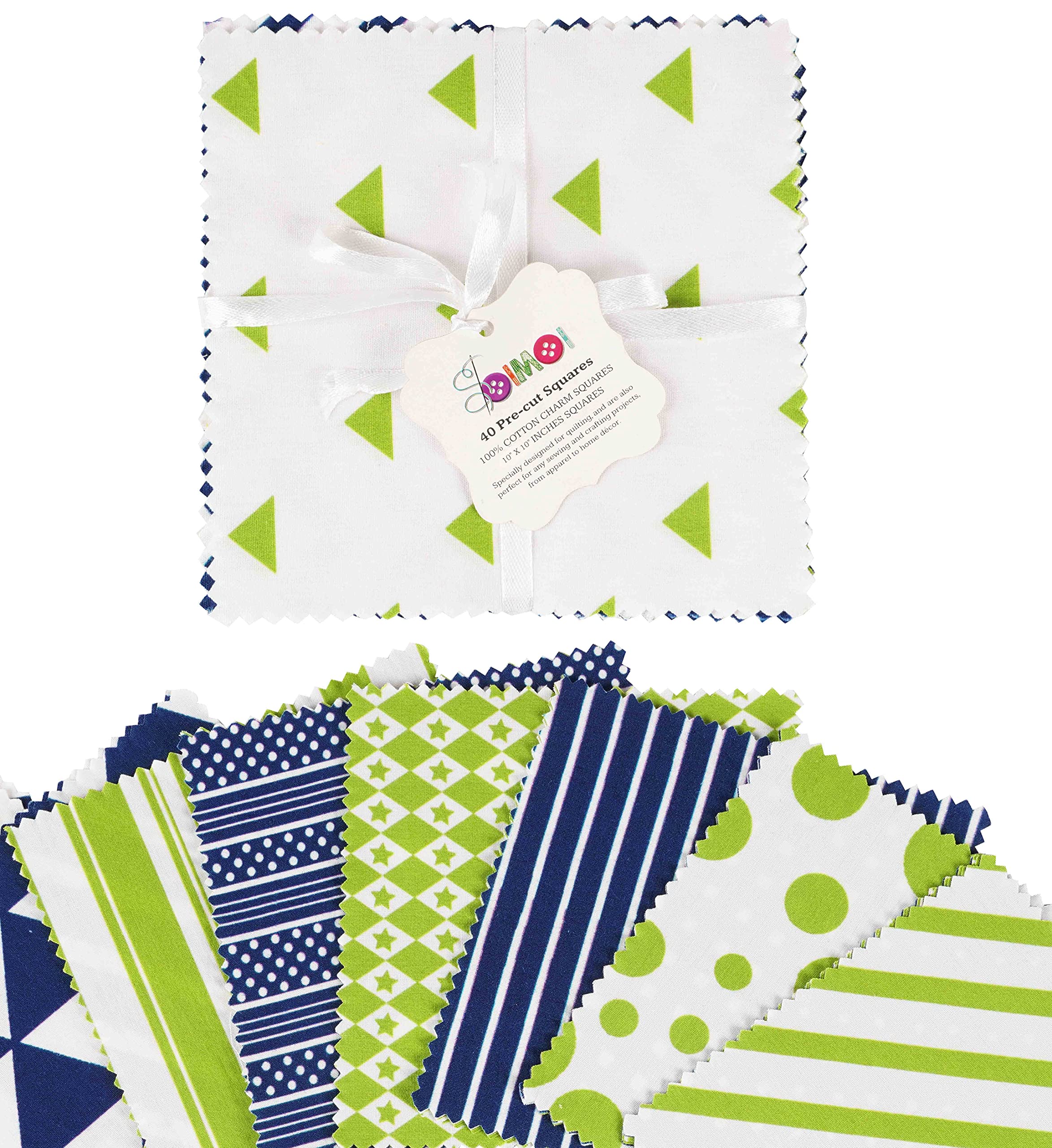 Tissu de coton quilting carrés de charme 10 pouces précurseurs patchwork craft