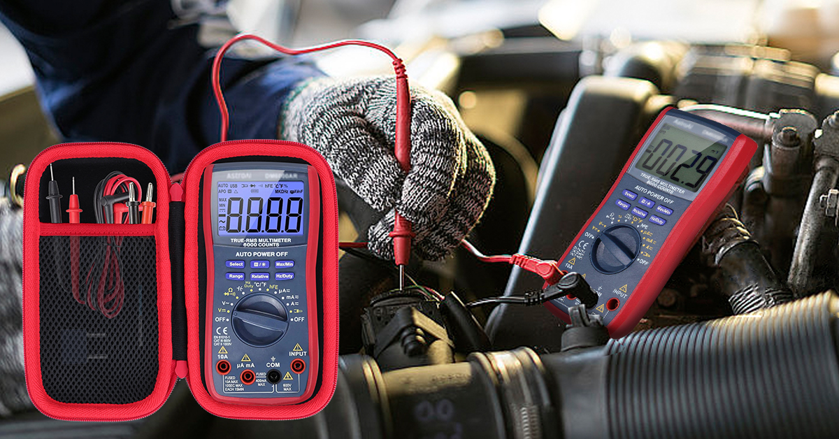 Image of Lebakort Hard Case Compatible with AstroAI Digital Multimeter Analyzer TRMS 6000 Counts Volt Meter Ohmmeter Auto-Ranging Tester