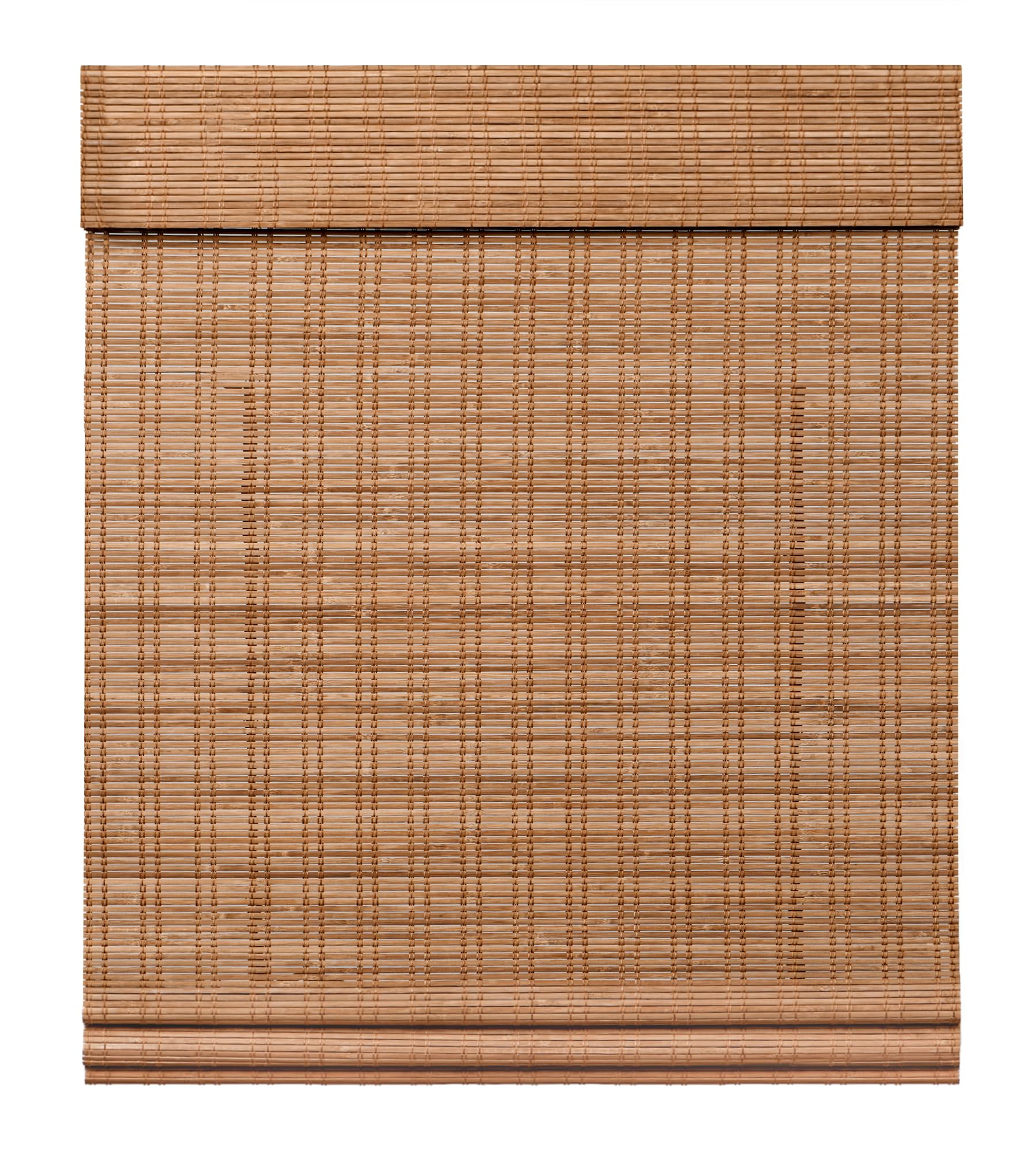 LazBlinds Cordless Bamboo Roman Shades, Light Filtering Window Treatment, Roll Up Bamboo Blinds for Window 36'' W x 60'' H