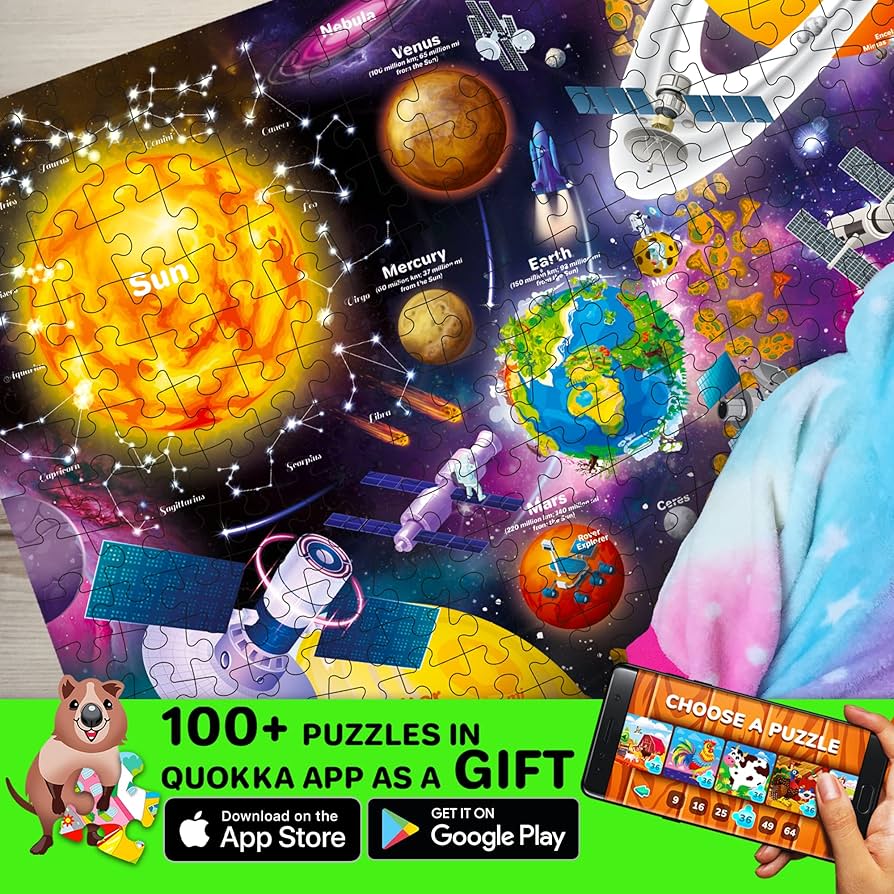 Amazon.com: QUOKKA Puzzles for Kids Ages 4-6 - 3 Set 300