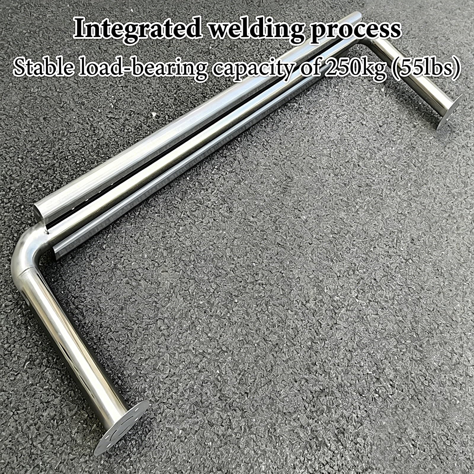Panchina da Giardino 2 Posti Panchina da Esterno Resistenti Alle Intemperie Acciaio Inossidabile 201/304 Portata Massima 250 Kg per Piazze Fermate Dells'autobus(304 stainless steel,100x20x50cm)