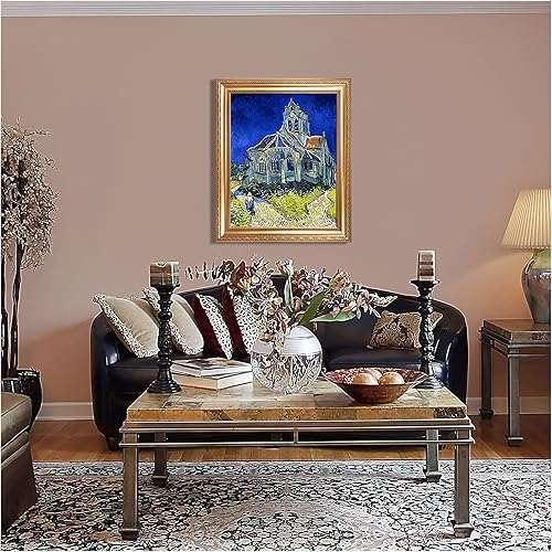 Miniatura 290 de A&T ARTWORK The Starry Night de Vincent Van Gogh. Tamaño del marco: 36 x 30 pulgadas, tamaño de la imagen: 30 x 24 pulgadas, reproducciones clásicas