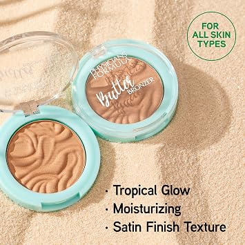 الأطباء Formula Mini Murumuru Butter Bronzer، Moisturizing، Nourishing Murumuru Butter Blend for Silky All-Day Luminous Glow، Dermatologist Tested، Hypoallergenic، Vegan & Cruelty-Free -Bronzer Mini