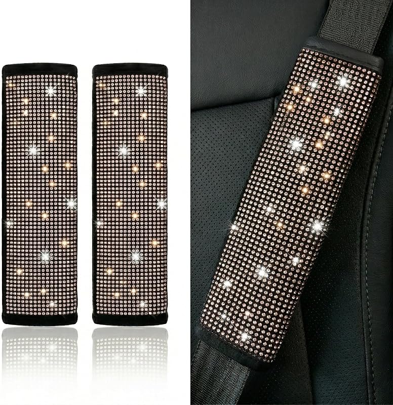 Almofada para Cinto de Segurança com Strass chunxeyella – Par