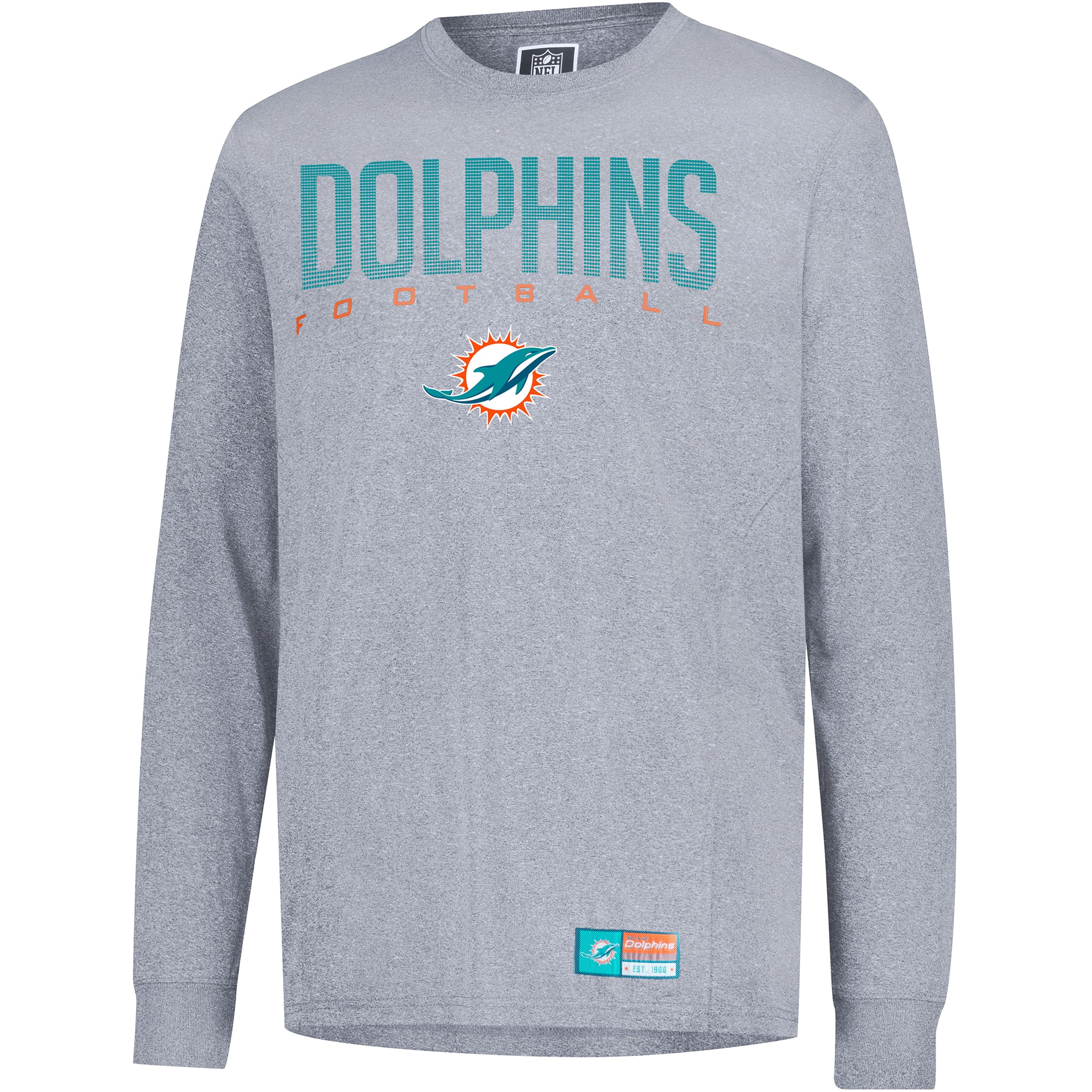 Ultra Game NFL - Maglietta da Uomo Active Lightweight Quick Dry a Maniche Lunghe