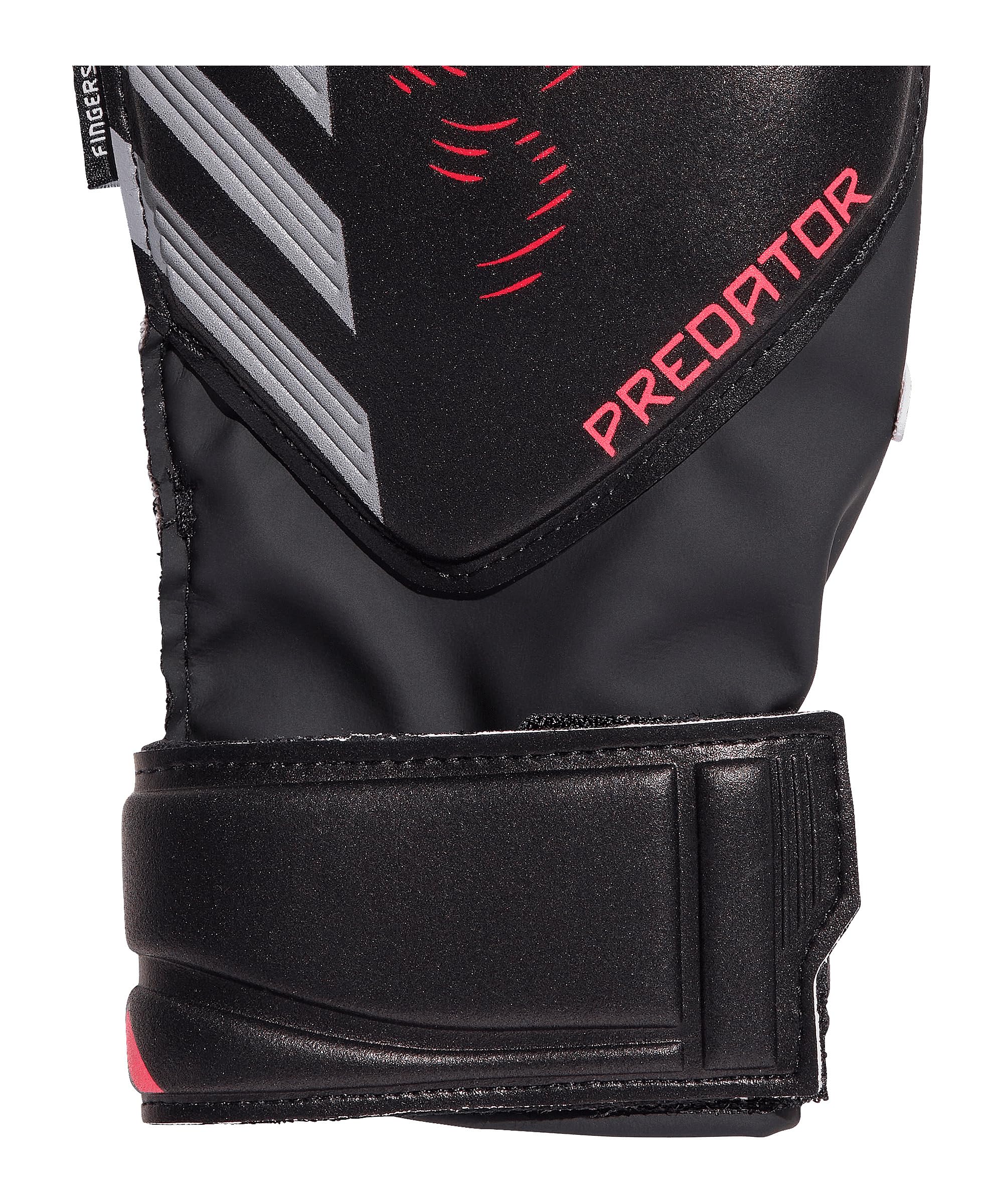 adidas Unisex Match Fingersave rękawice bramkarskie juniorzy czarne/czerwone 5