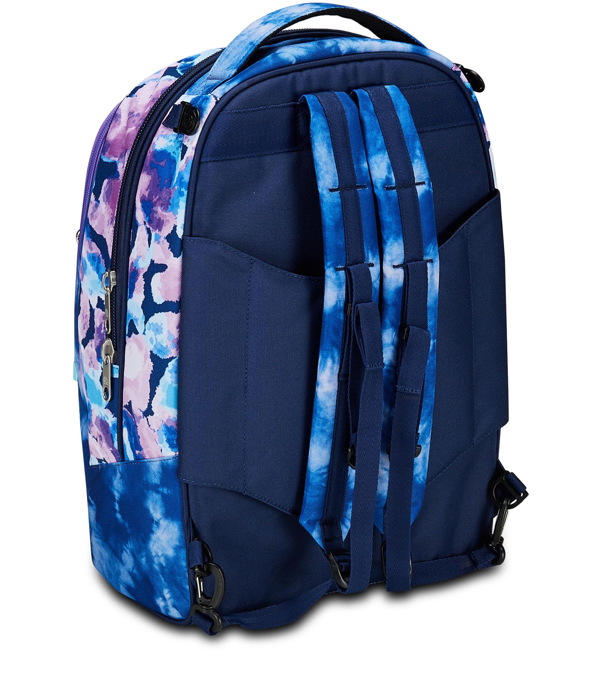 Seven Zaino Trolley Scuola Elementare Bambina 3 ruote, Zaino Sganciabile, Doppio Uso, Spallacci a Scomparsa, viola rosa