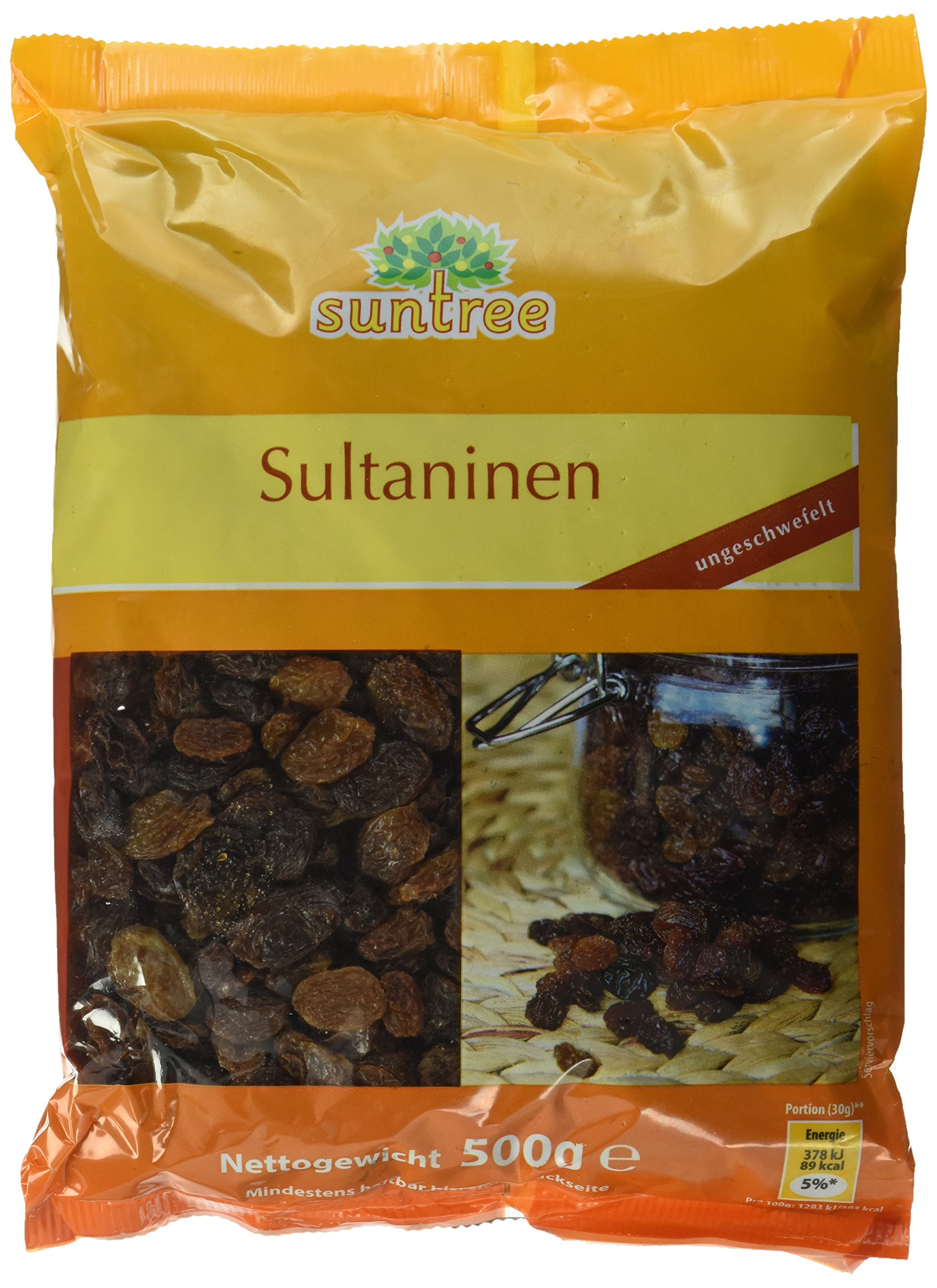 Suntree Sultaninen ungeschwefelt, 20er Pack (20 x 500 g)