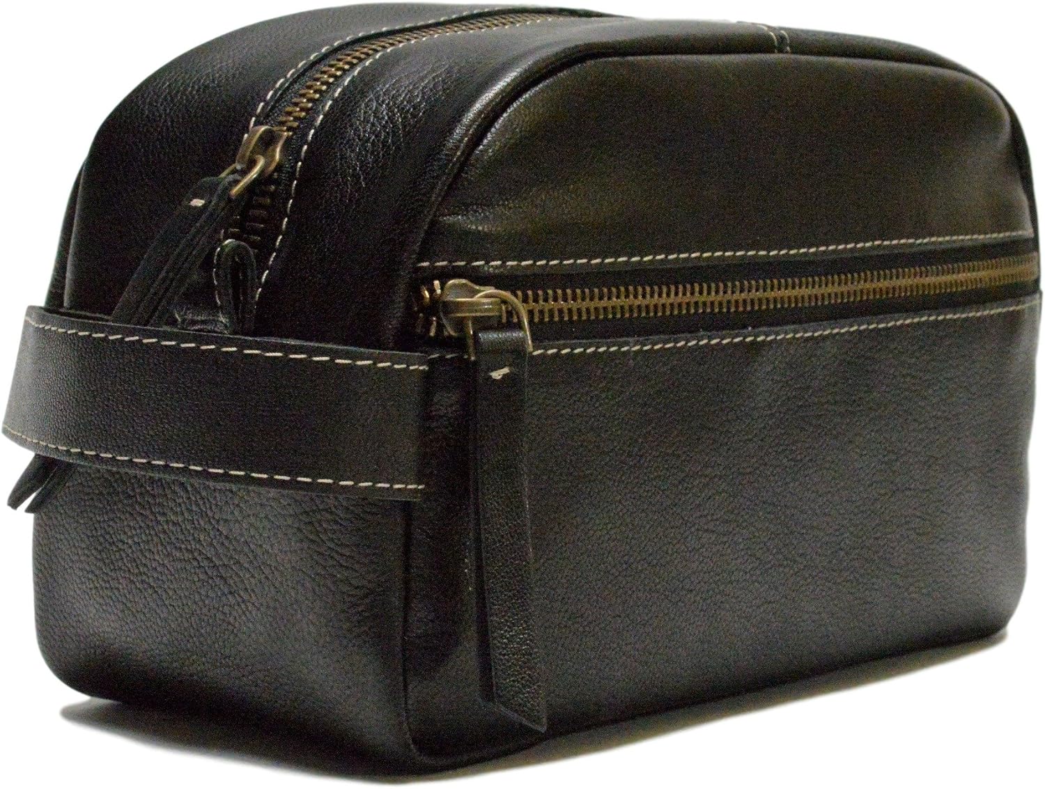 Timberland Men’s Leather Toiletry Bag Travel Kit Accessory
