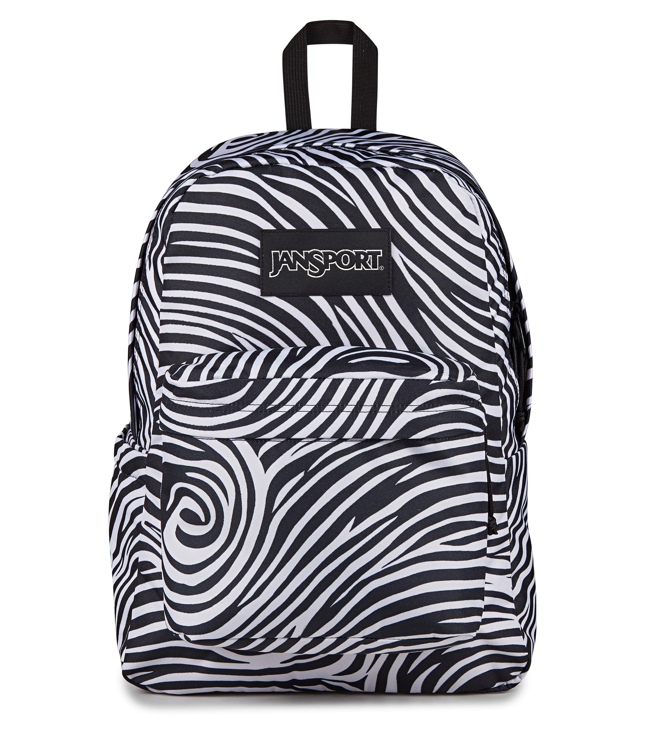 JanSportSuperBreak Plus Backpack with Padded 15-inch Laptop Sleeve and Integrated Bottle Pocket - Spacious and Durable Daypack for Work and Travel - Surreal Swirlies