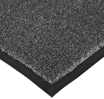 NoTrax 130 SabreTM Vinyl Backed Entrance Mat, for Home or Office, 4 X 6 Charcoal