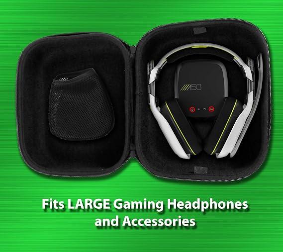 CASEMATIX Gaming Headphone Case Compatible with Razer Kraken X, Chroma, Man O War, Tiamat and More Case Only