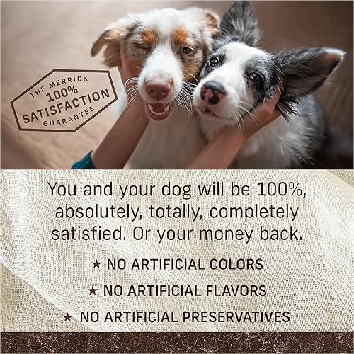 Miniatura 11 de Merrick Alimento seco para cachorros, carne de res real y batata sin granos para perros, receta de comida para perros – Bolsa de 22.0 libras