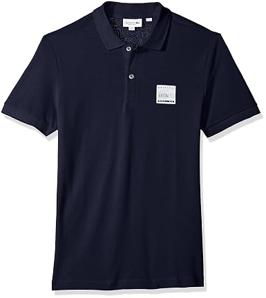 Buy Lacoste Men's Short Sleeve Cotton Pique with Patch Graphic Reg