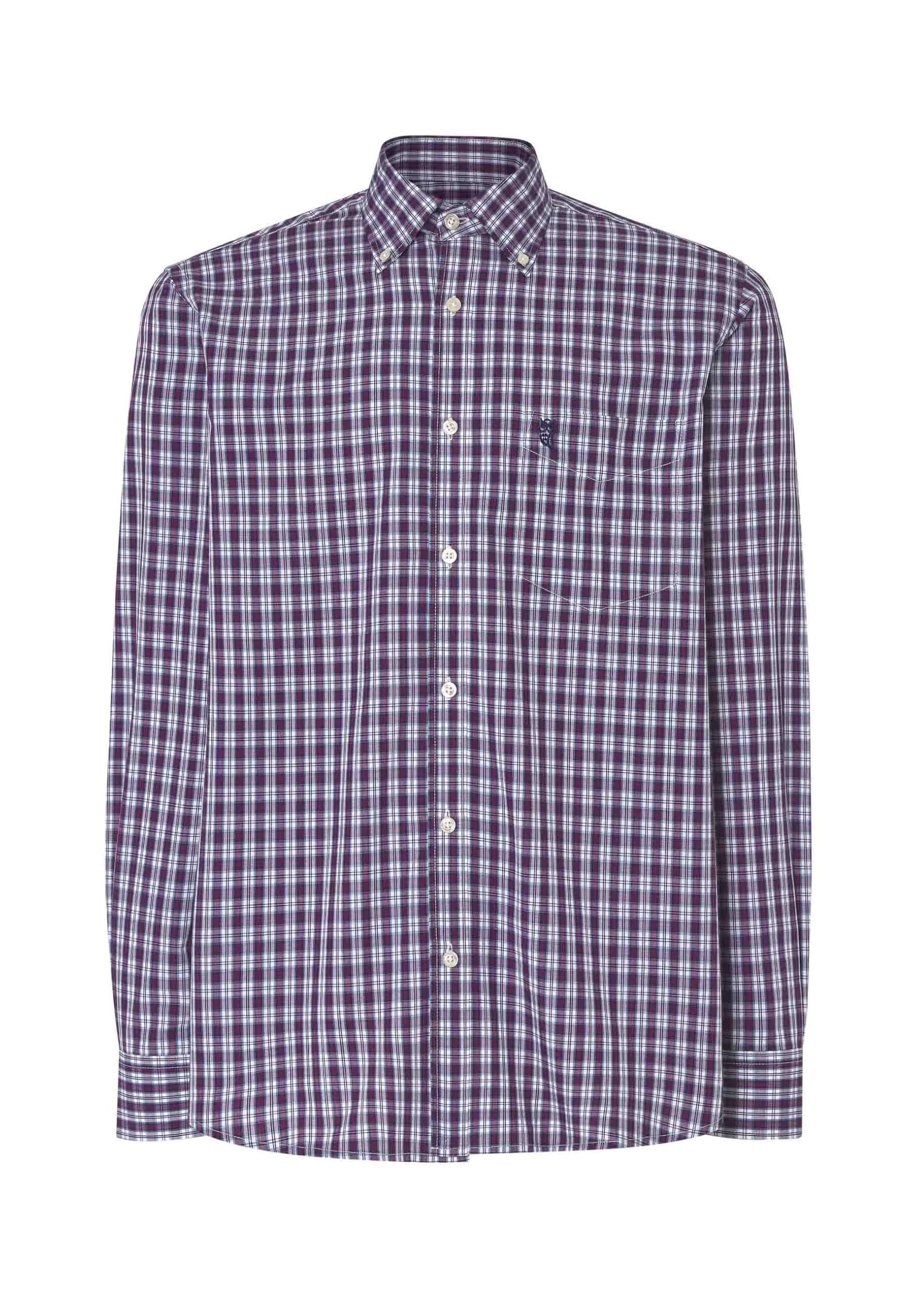 El Búho Nocturno Camisa Hombre Manga Larga Easy Iron Sin Arrugas con Bolsillo Talla Amplia o Camisa Franela Hombre Cuadros Puro Algodón