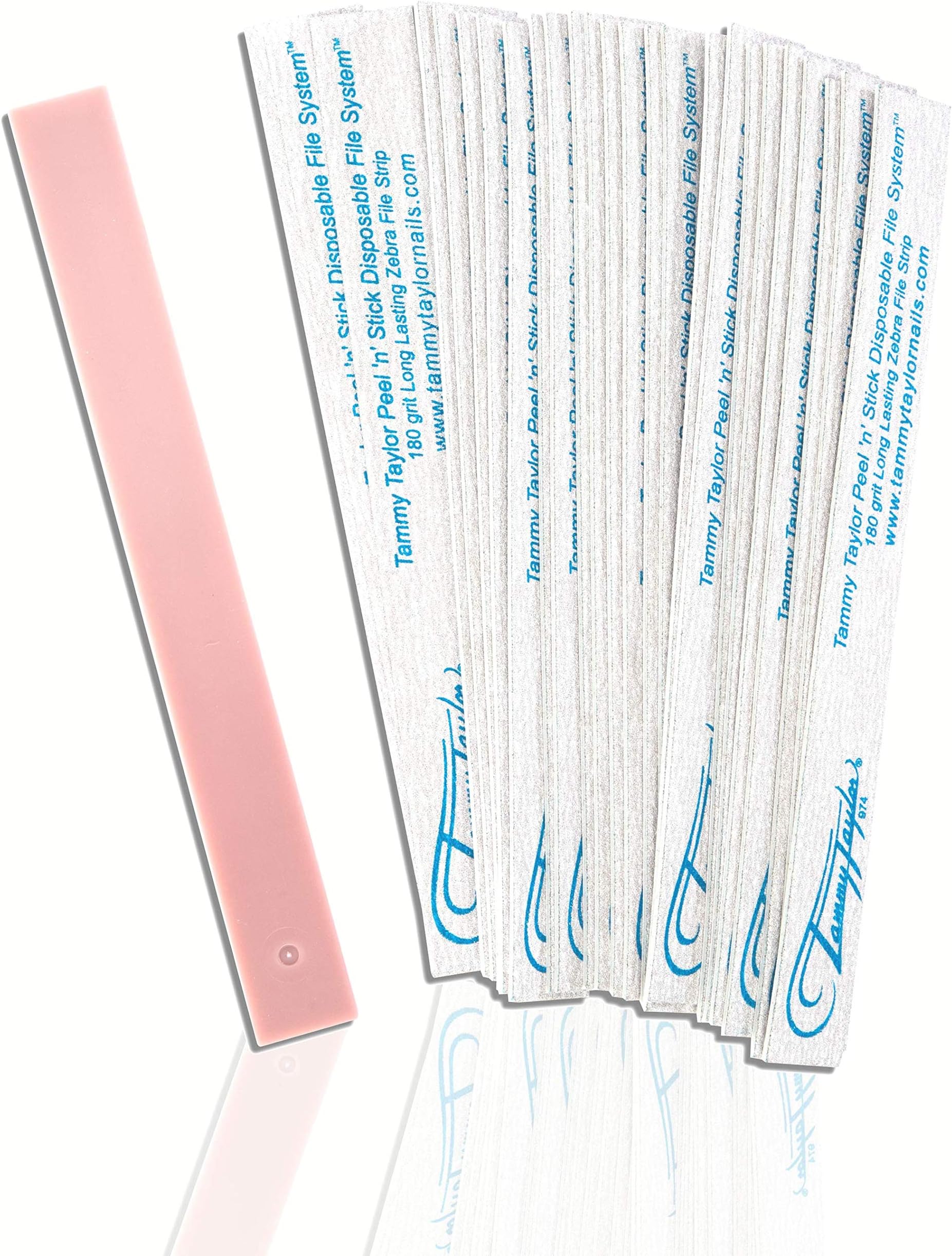 Tammy Taylor Peel 'n' Stick Long Lasing Zebra File 180 Grit 10-pk