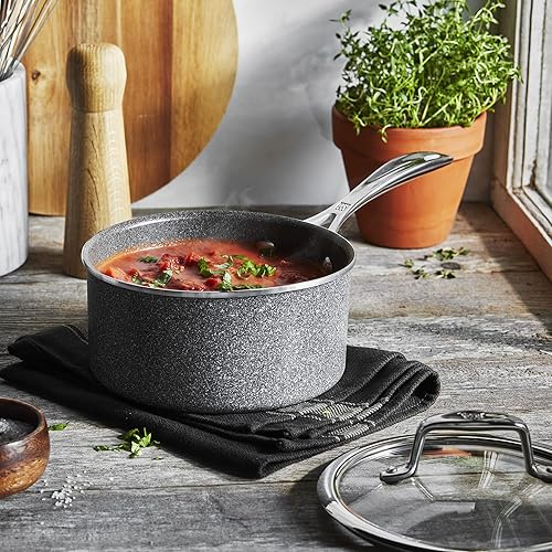 Miniatura 6 de ZWILLING Vitale - Cacerola antiadherente de 2 cuartos de galón, aluminio, resistente a los arañazos, fabricada en Italia