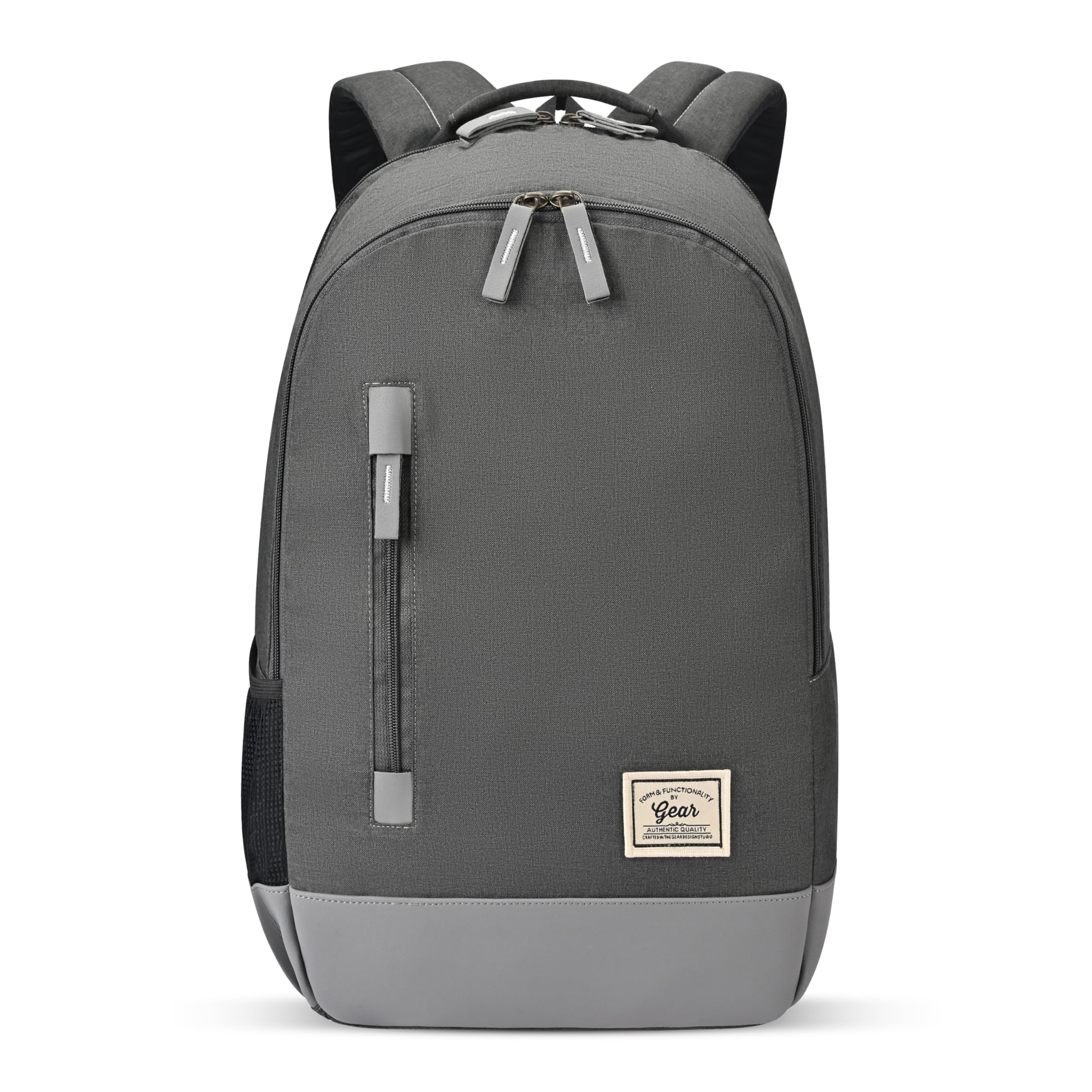 Classic 25 ltrs Charcoal Grey and Grey Casual Backpack (BKPCAMPS83804)