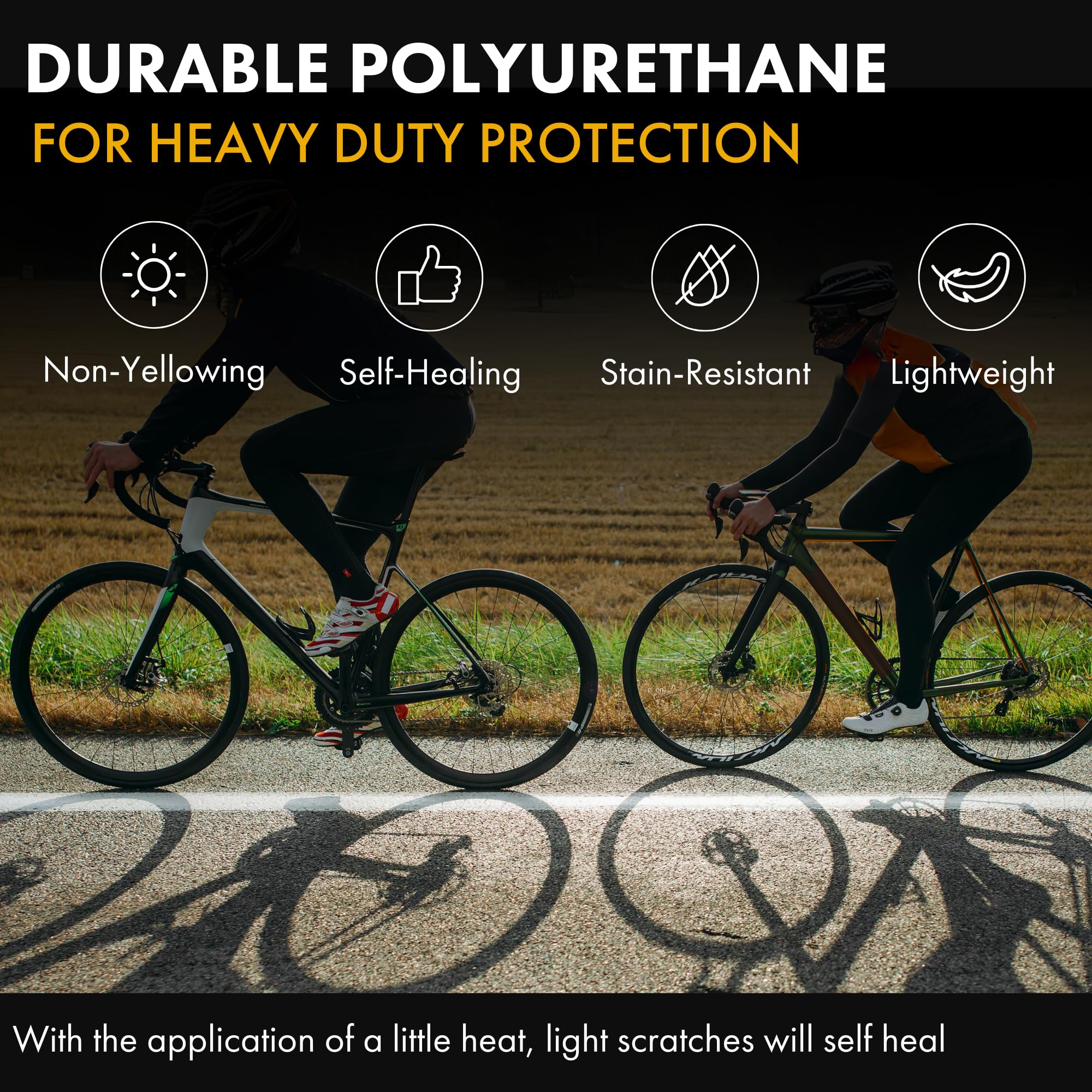 XPEL Universal Fahrrad Schutz Base Kit für CX Bikes - Glanz Fahrrad Rahmen Schutz Kit - Top-Tier XPEL Invisiframe Folie, schützt vor Beschädigungen, leicht zu reinigen