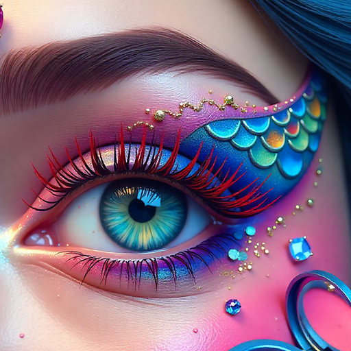 Augenkunst Make-up Künstler Spiel für Mädchen – Fashion Art
