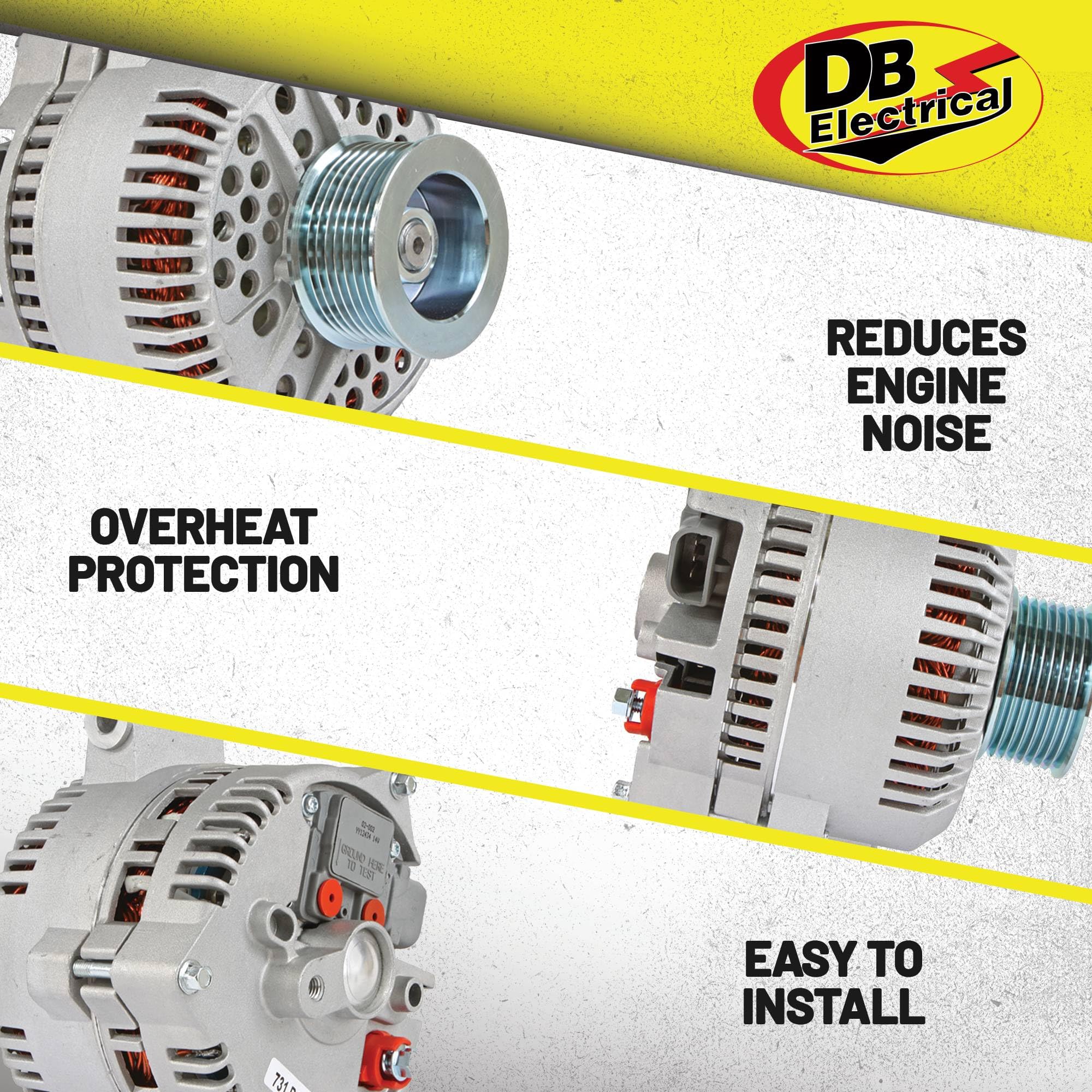 Db Electrical Afd0070 DIESEL ONLY Alternator For Ford Truck Explorer Ranger 130 Amp 92-03, 7.3 7.3L Ford F150 F250 F350 PICKUP 95 96 97 98, Van 95 96 97 98 99 00 01 02 03