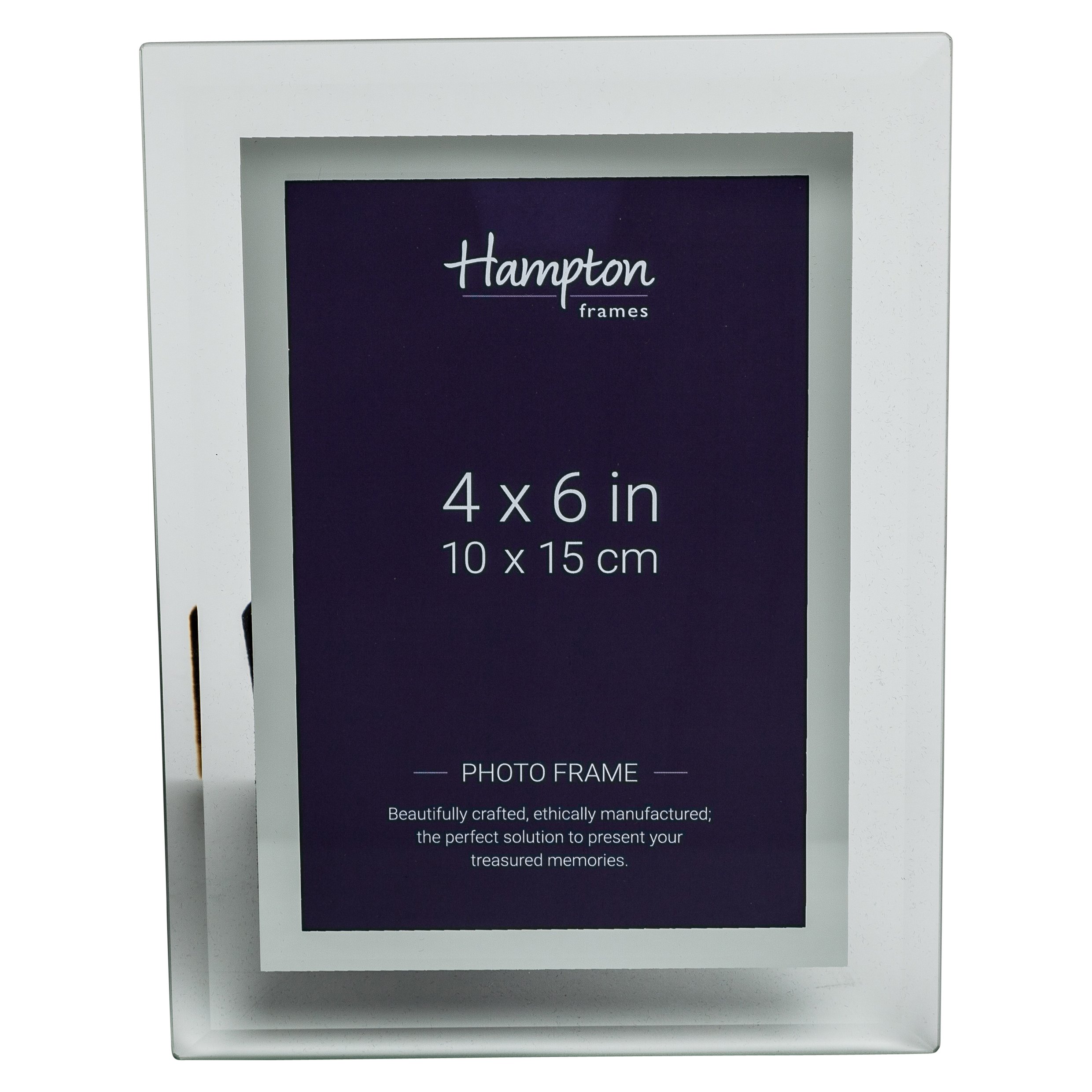 Mirror Clear Glass Frame 4x6